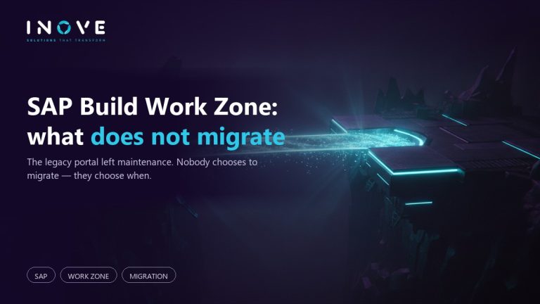 SAP Build Work Zone: what does not migrate from the portal