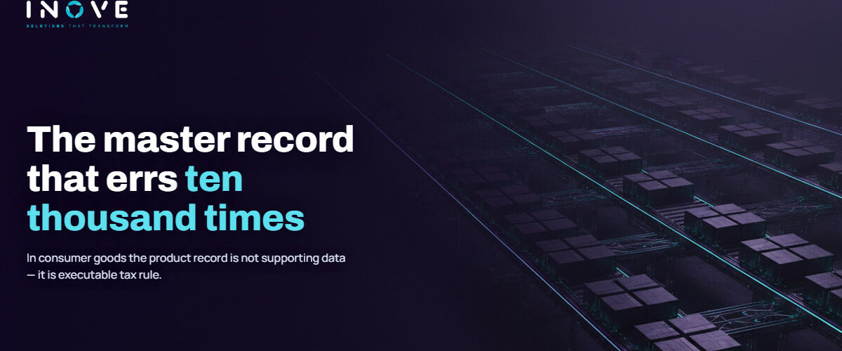 Product master data and high-volume e-invoicing: the error that multiplies