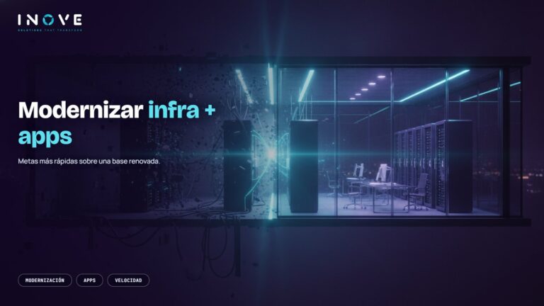 Modernización de infraestructura: acelere metas con seguridad