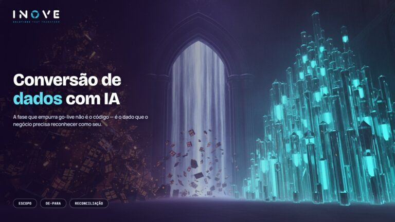 Conversão de dados com IA: a fase que decide o go-live