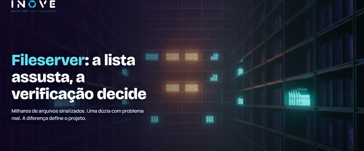 Fileserver para SharePoint: a lista de risco assusta, a verificação decide