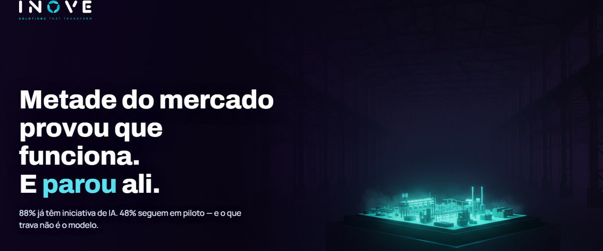 Por que o piloto de IA não vira produção: os quatro bloqueios que não são do modelo