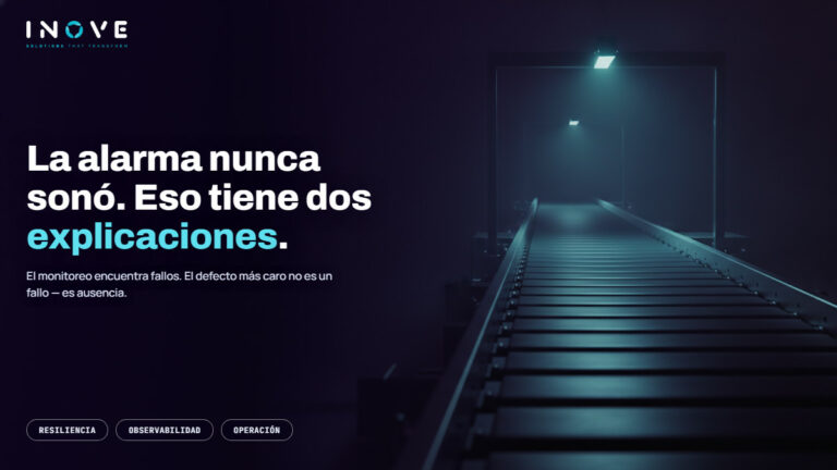 Resiliencia operacional: el sistema está arriba y hace semanas que no trabaja