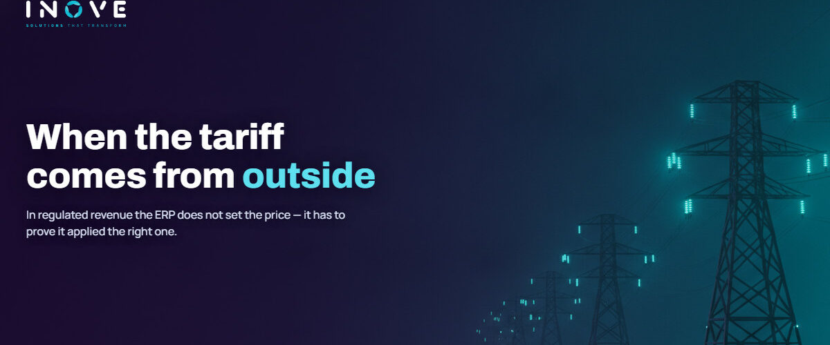 Regulated revenue in SAP: when the tariff comes from outside
