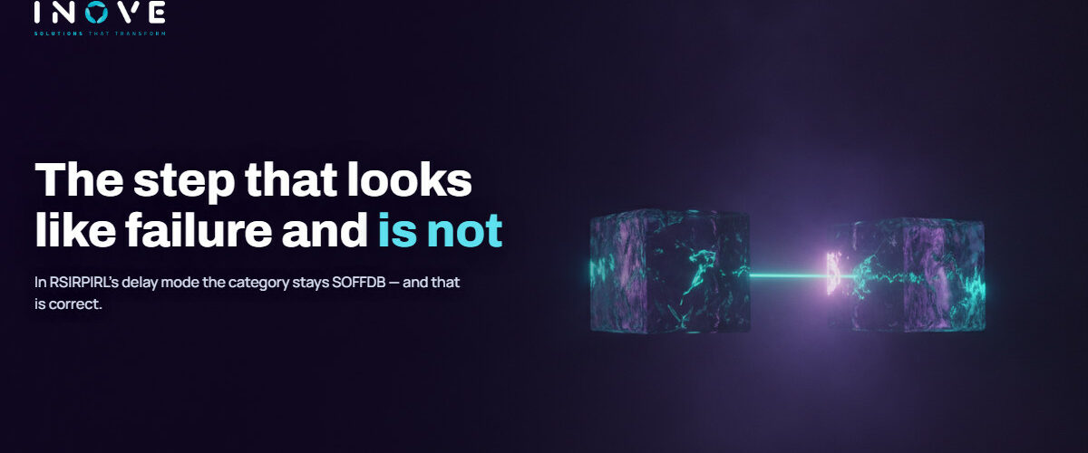 SOFFCONT1 and RSIRPIRL: the step that looks like failure and the loss nobody sees